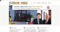 Desktop Screenshot of musik-kainz.at
